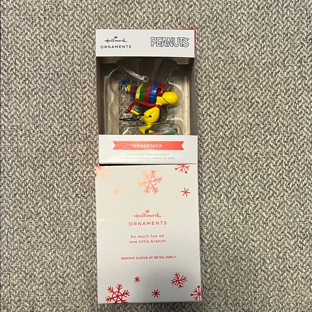 Hallmark Peanuts Woodstock Rainbow Ornament
